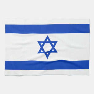 Israel flag modern patriotic kitchen towel