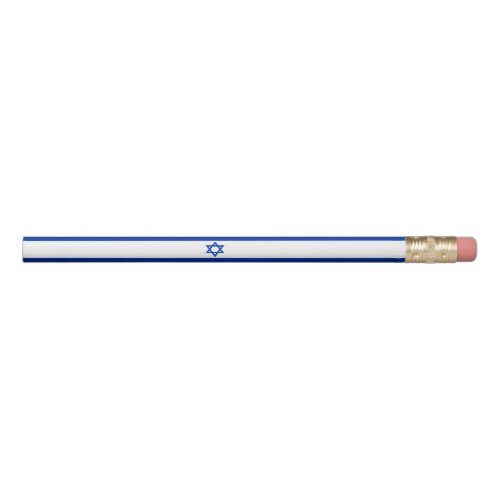 Israel flag modern patriotic pencil