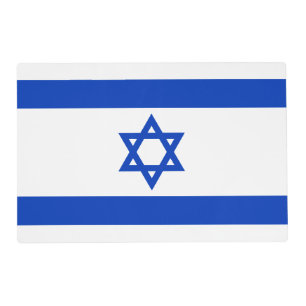 Israel flag modern patriotic placemat