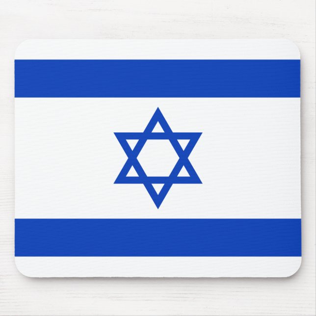 Israel Flag Mouse Pad (Front)