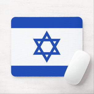 Israel flag mouse pad