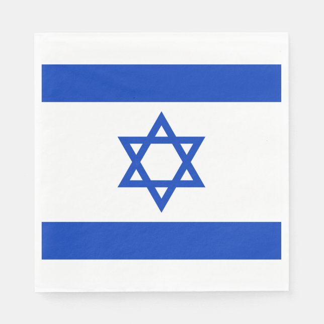 Israel Flag Napkins (Front)