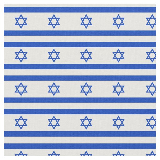 Israel Flag National Trendy Fabric /fashion