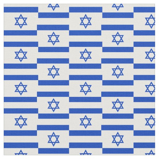 Israel Flag National Trendy Fabric /fashion