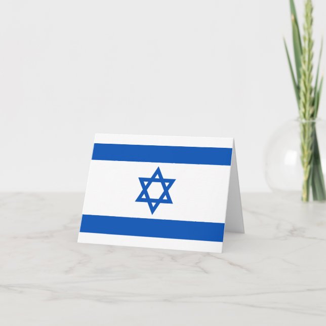 Israel Flag Notecard (Front)