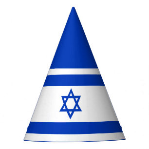 Israel flag party hat