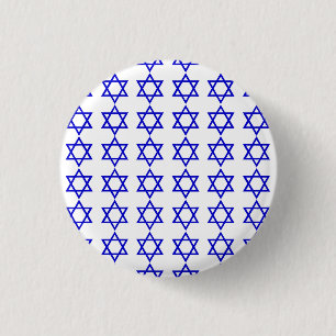 Israel flag pattern button