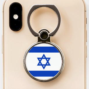 Israel flag phone ring stand