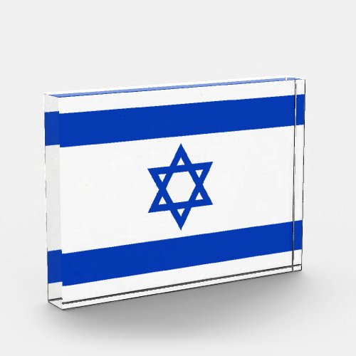 Israel flag photo block