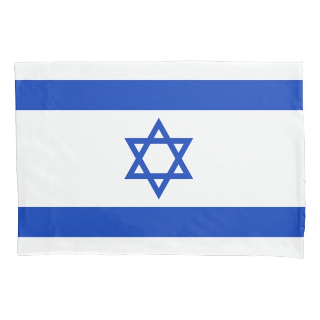 Israel Flag Pillow Case (Front)