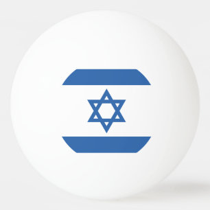 Israel Flag Ping-Pong Ball