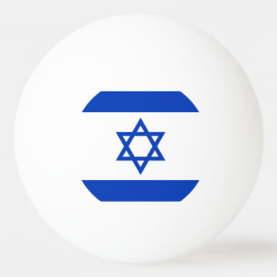 Israel Flag Ping Pong Ball