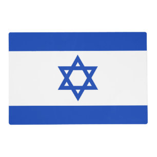 Israel flag placemat