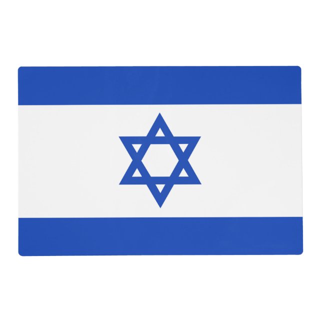 Israel flag placemat (Front)