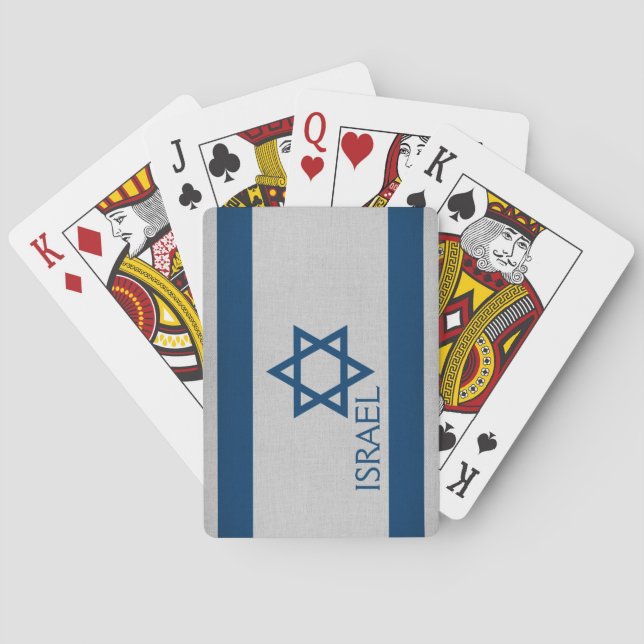 Israel Flag Poker Cards (Back)