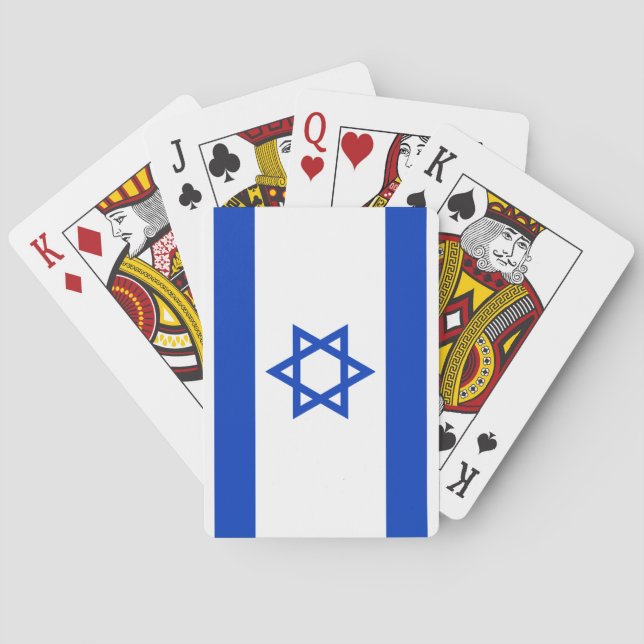 Israel Flag Poker Cards (Back)