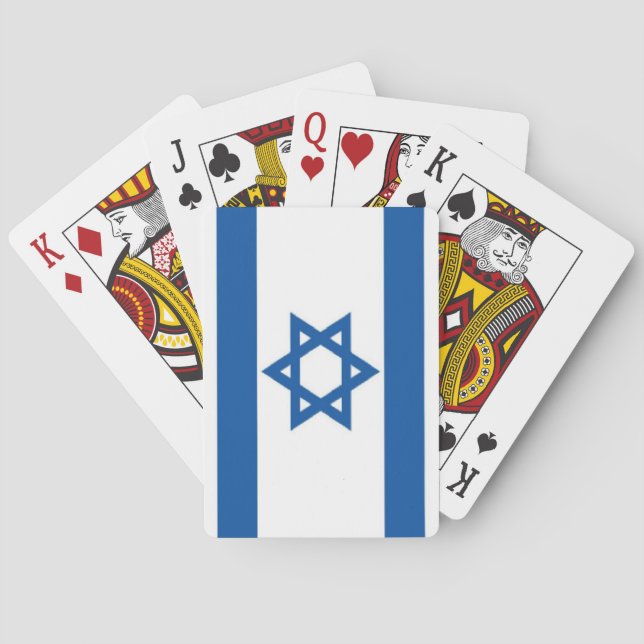 Israel Flag Poker Cards (Back)