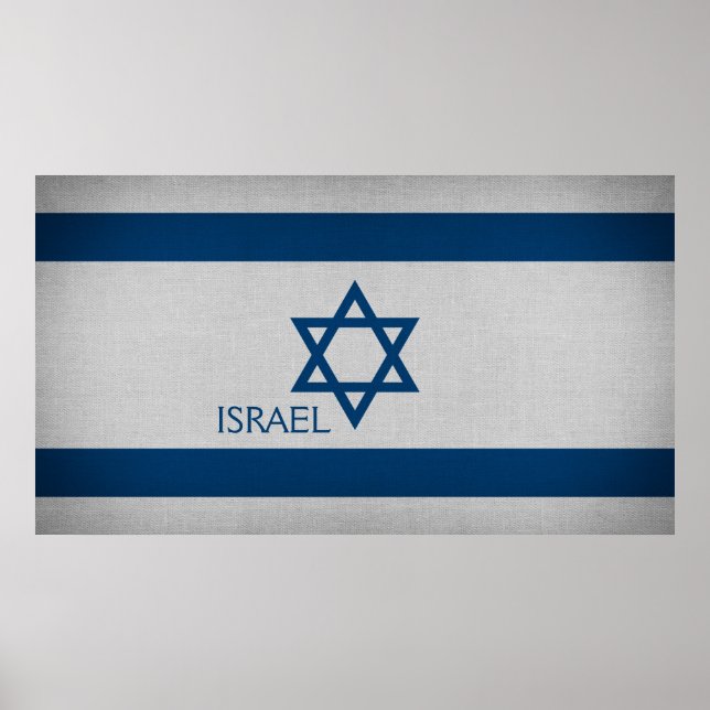 Israel Flag Poster (Front)