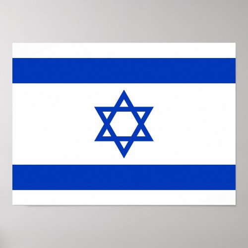 Israel Flag Poster