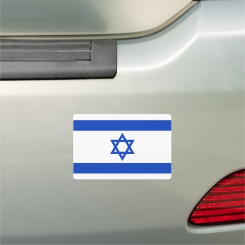 Israel flag rectangular Car Magnet