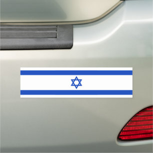 Israel flag Rectangular Car Magnet