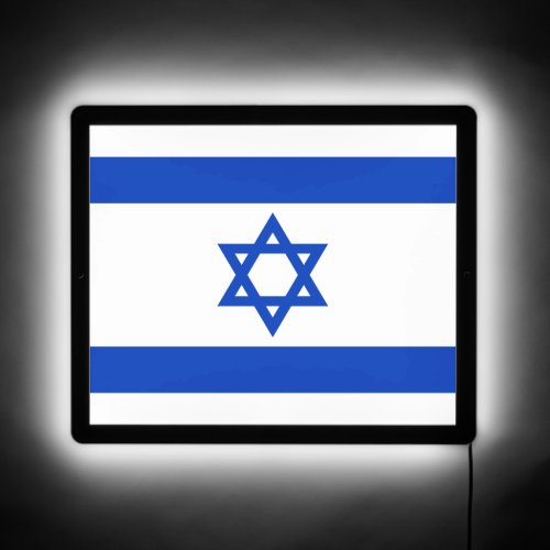 Israel flag rectangular LED sign