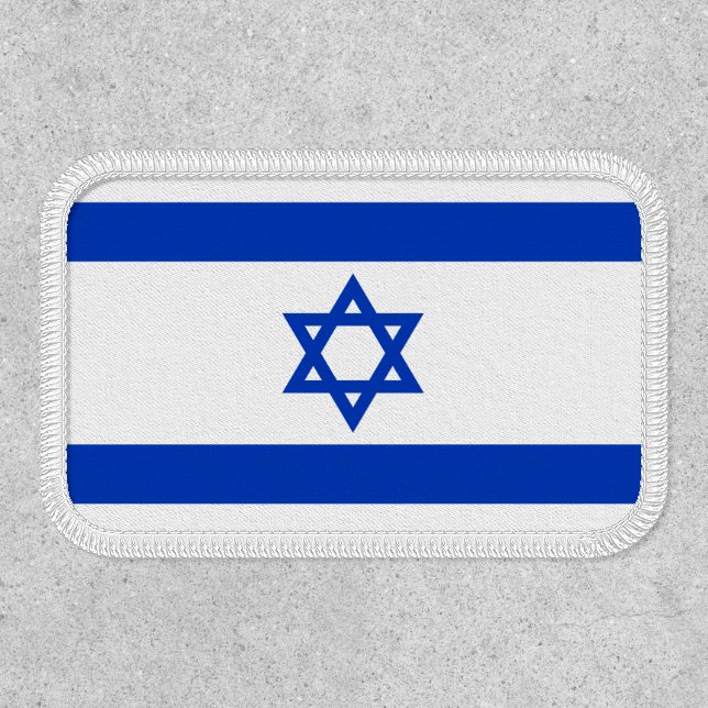 Israel flag rectangular patch (Front)