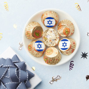 Israel flag reese's peanut butter cups