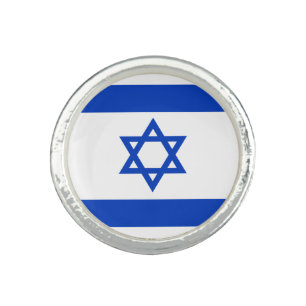 Israel flag ring