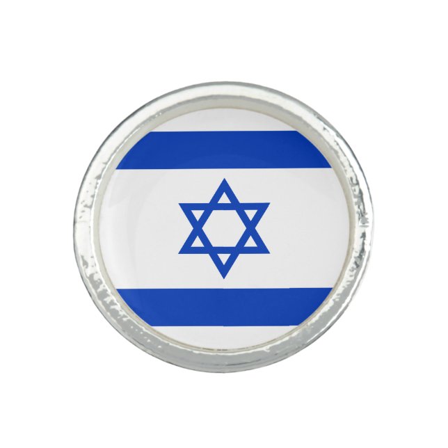 Israel Flag Ring (Front)