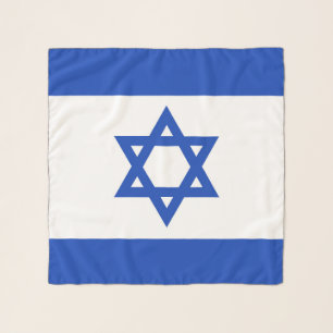 Israel flag scarf