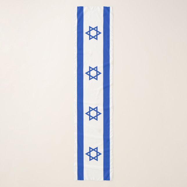 Israel Flag Scarf (Front)