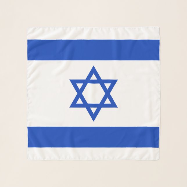 Israel Flag Scarf (Front)