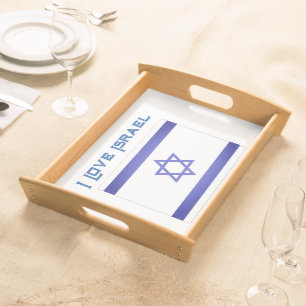 Israel Flag Serving Tray