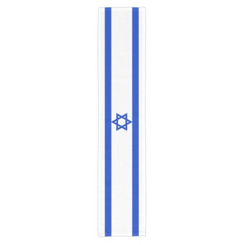 Israel Flag Short Table Runner