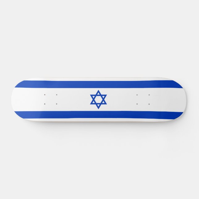 Israel Flag Skateboard (Horz)