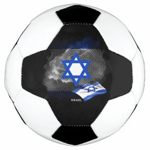 Israel flag soccer ball