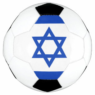 Israel flag soccer ball