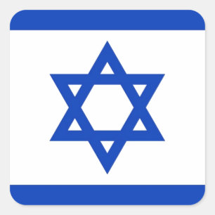 Israel Flag Square Sticker