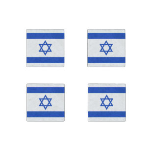 Israel Flag Stone Magnet