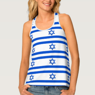 Israel Flag Tank Top