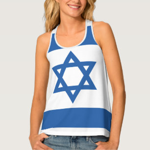 Israel Flag Tank Top