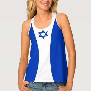 Israel Flag Tank Top