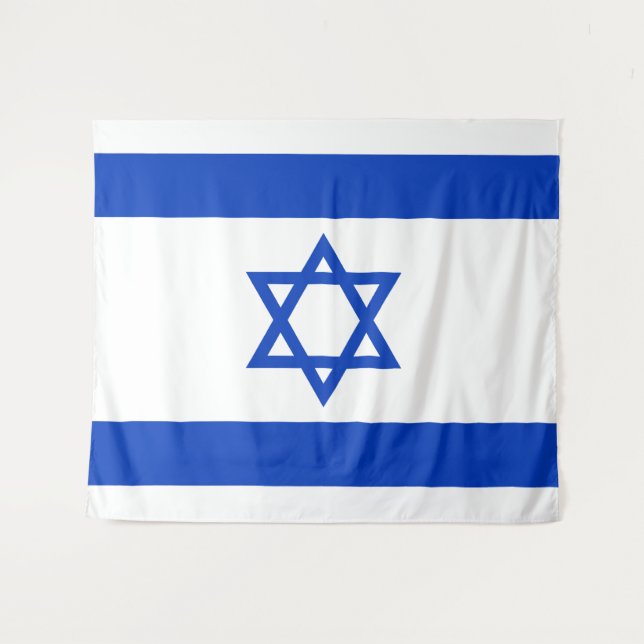 Israel Flag Tapestry (Front (Horizontal))