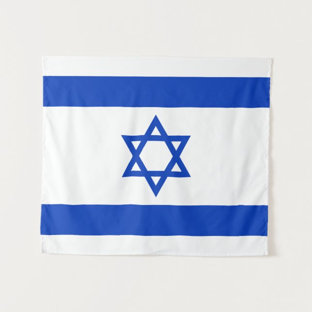 Israel Flag Tapestry (Front (Horizontal))