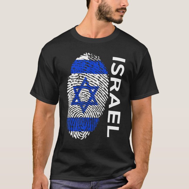Israel Flag Team Jersey Sleeve Tee (Front)