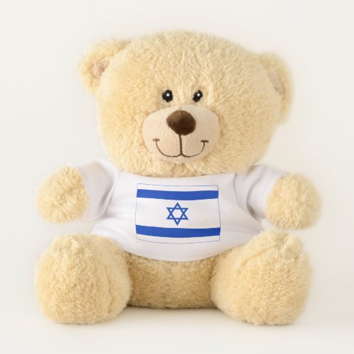 Israel Flag Teddy Bear