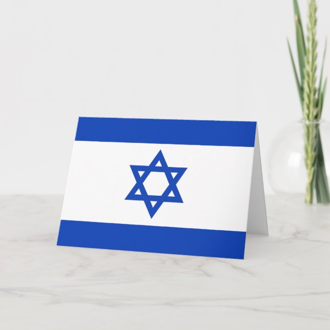 Israel flag thank you card (Front)