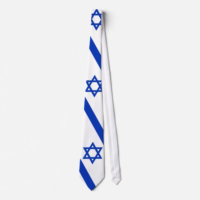 Israel Flag Tie (Front)
