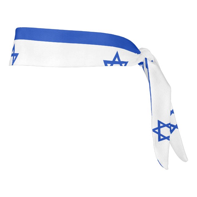 Israel flag  tie headband (Rotate 90)